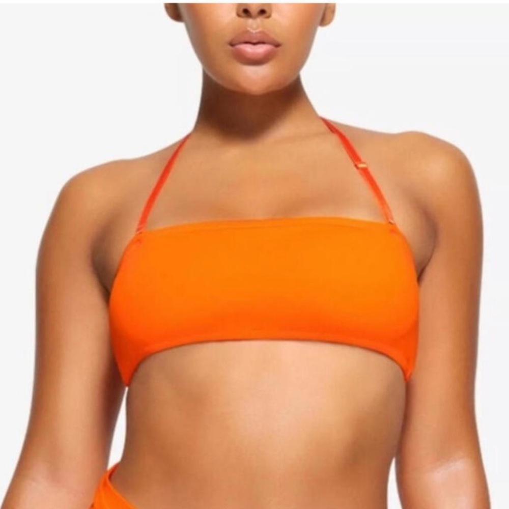 SKIMS NWT Recycled Swim Bikini Bundle - Tangerine